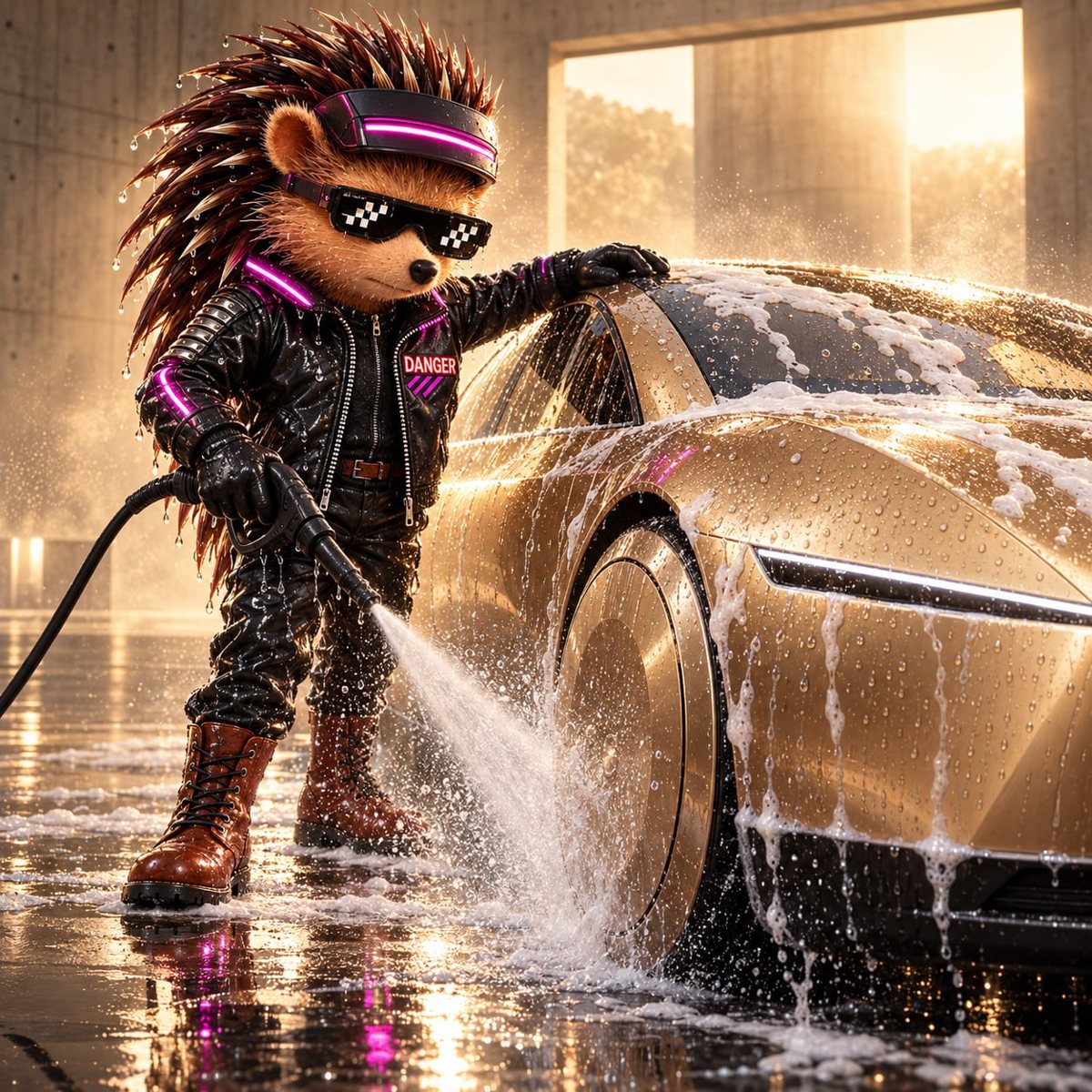 Danger washing the gold Cybercab