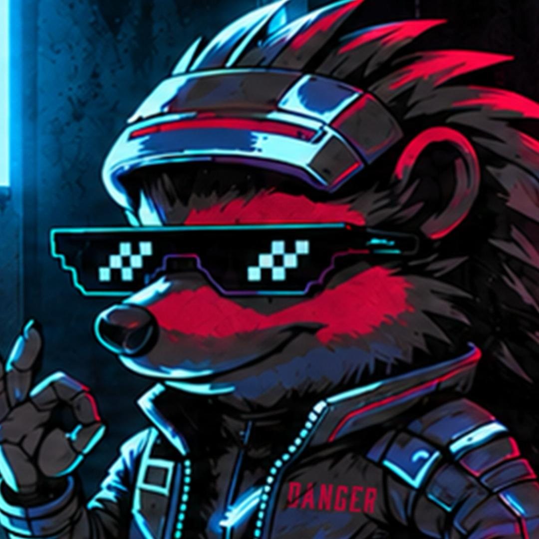 Danger, the cyberpunk hedgehog